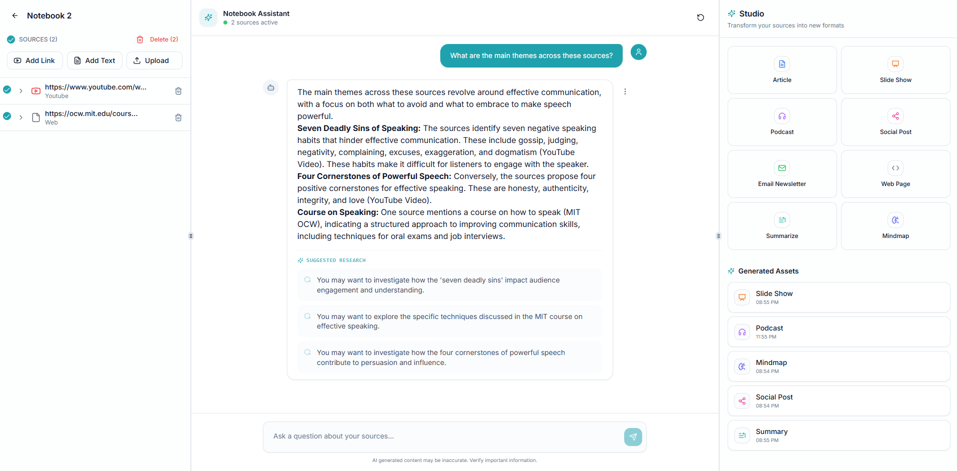 ZentNotes | Source-Grounded AI & Intelligent Research Notebook